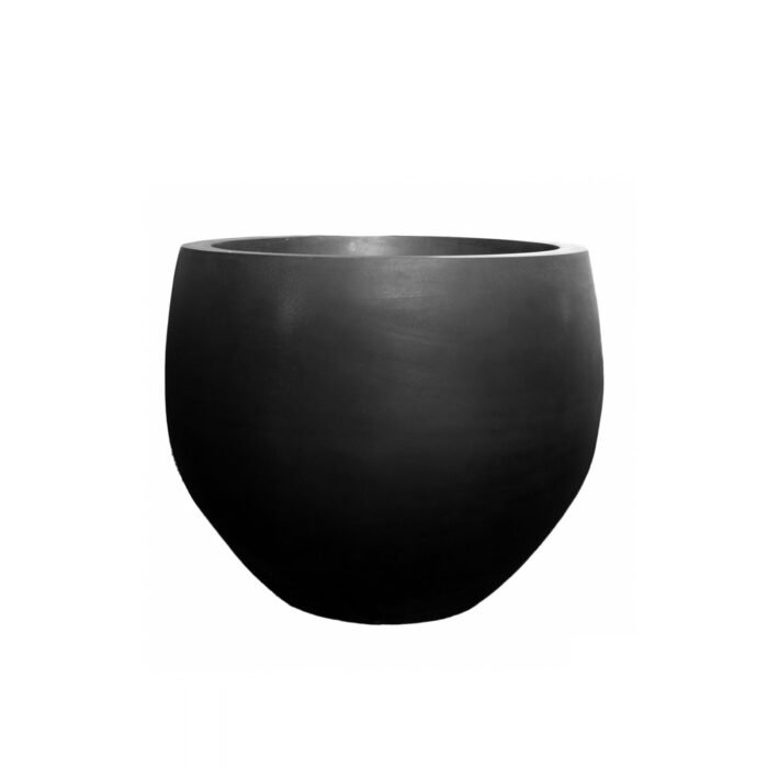 Vazonas ORB S, Ø40xH33,5 cm, juodas