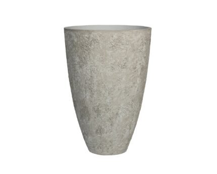 Vazonas OSCAR XL, Ø72xH105 cm, akmens pilkas
