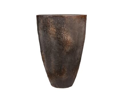 Vazonas OSCAR XL, Ø72xH105 cm, tamsiai rudas