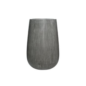 Vazonas PATT HIGH M, Ø44xH66 cm, tamsiai pilkas