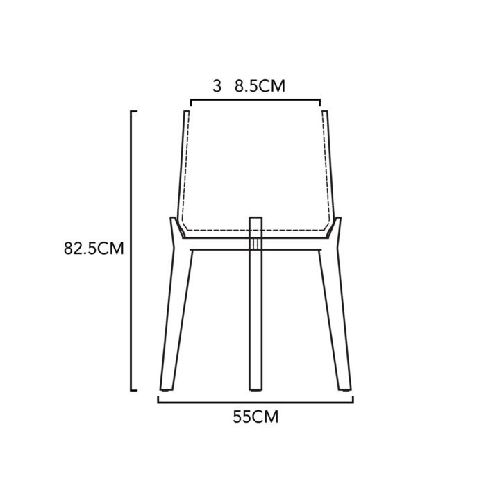 Vazonas PATT XXXL ANT AUKŠTŲ KOJELIŲ, Ø45xH82,5 cm, matinis juodas