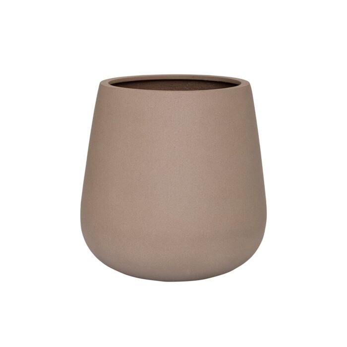 Vazonas PAX M, Ø44xH46 cm, taupe spalvos