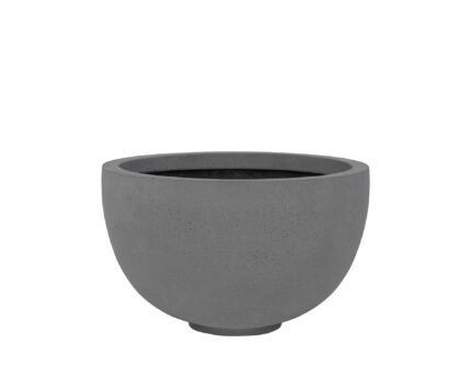 Vazonas PETER S, Ø20xH12 cm, tamsiai pilkas