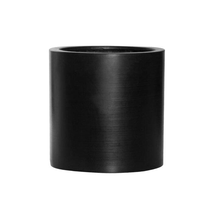 Vazonas PUK L, Ø25xH25 cm, juodas