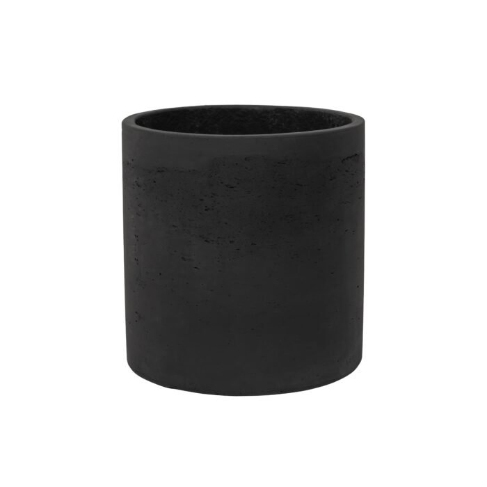 Vazonas PUK M, Ø20xH20 cm, matinis juodas