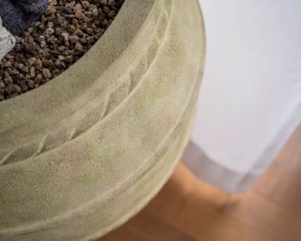 Vazonas ROMERA L, Ø38xH48 cm, smėlinis