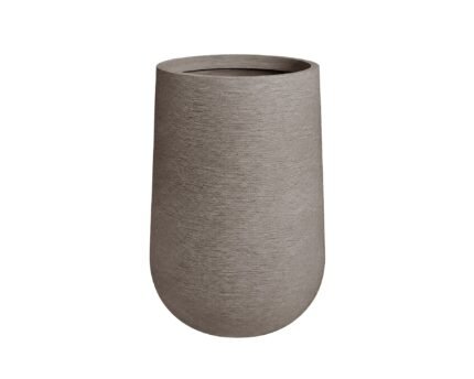 Vazonas SORA XL, Ø50xH72 cm, smėliškai pilkas