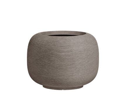 Vazonas SPHERE LOW XXL, Ø95xH71,7 cm, smėliškai pilkas