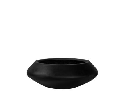 Vazonas TARA M, Ø60xH22,5 cm, juodas