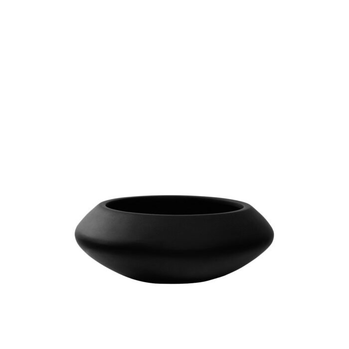 Vazonas TARA S, Ø40xH15,5 cm, juodas