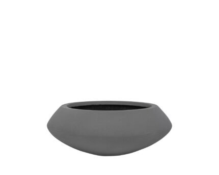 Vazonas TARA XS, Ø30xH12 cm, tamsiai pilkas
