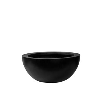 Vazonas VIC BOWL L, Ø60xH28 cm, juodas
