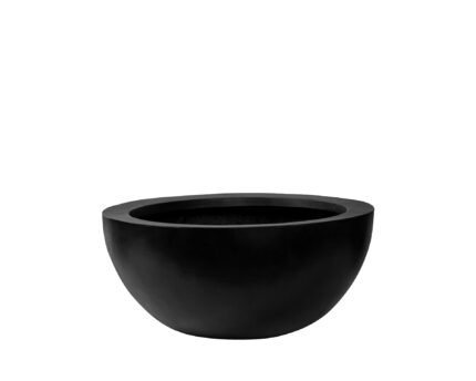 Vazonas VIC BOWL L, Ø60xH28 cm, juodas