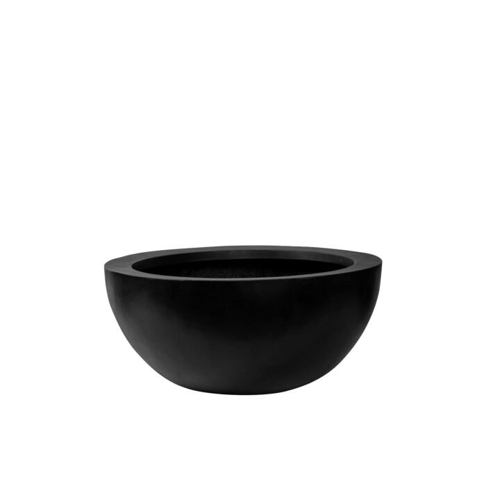 Vazonas VIC BOWL L, Ø60xH28 cm, juodas