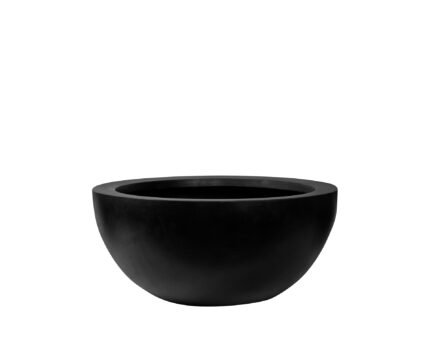 Vazonas VIC BOWL M, Ø50xH23 cm, juodas
