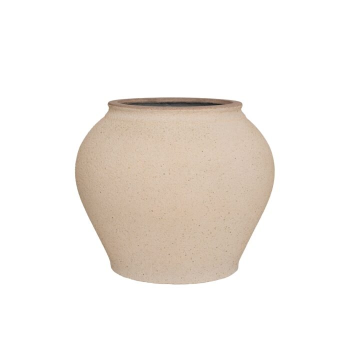 Vazonas ZEUS S, Ø37xH32 cm, smėlio