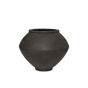 Vazonas ZIR XL, Ø55xH45 cm, matinis juodas