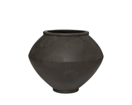 Vazonas ZIR XL, Ø55xH45 cm, matinis juodas