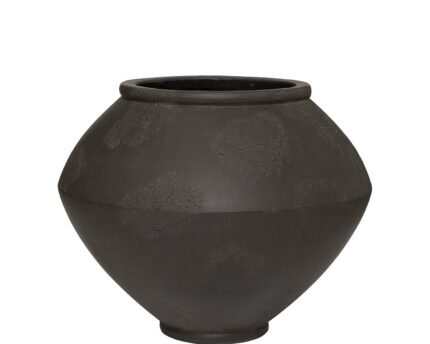 Vazonas ZIR XL, Ø55xH45 cm, matinis juodas
