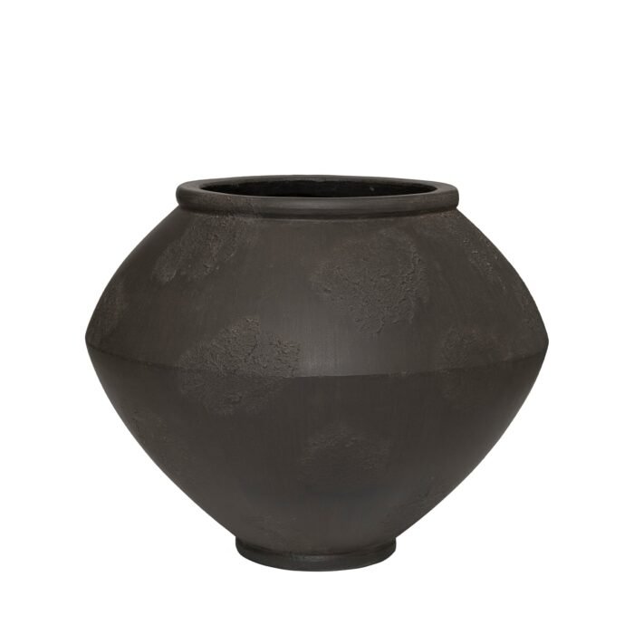 Vazonas ZIR XL, Ø55xH45 cm, matinis juodas