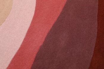 Vilnonis kilimas BANGERA, bordo, 4 dydžiai