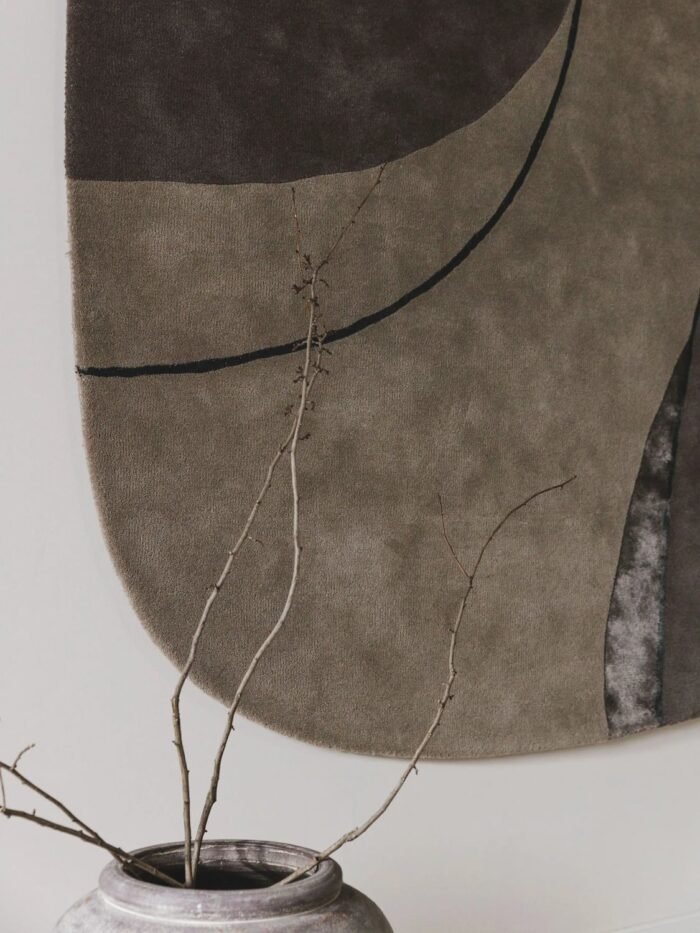 Vilnonis kilimas FORMERA, taupe, 2 dydžiai